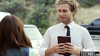 i tried the missionary position with a teen 18+ brunette