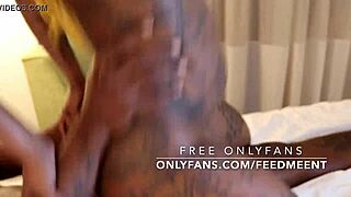 Nasty Ebony Whore Banged Hard by Big Black Cock