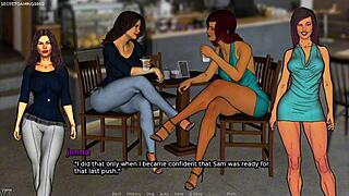 Cuckold Husband Watches Another Man Grope His Wife's Big Ass in 3D Hentai