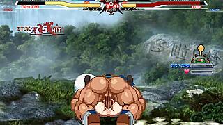 Brian battles Ryougi Shiki in wild hentai action with intense cumshots