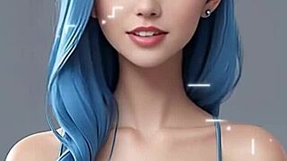 Naked ai girls in sexy anime porn video created digitally