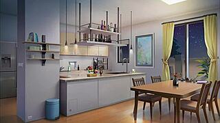 Big Blonde Sister Rides Giant Cock!