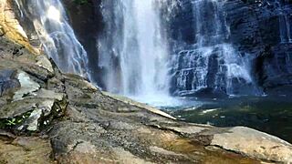 Brazilian Pornstar Double Penetration At Waterfall