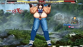 Brian battles Ryougi Shiki in wild hentai action with intense cumshots