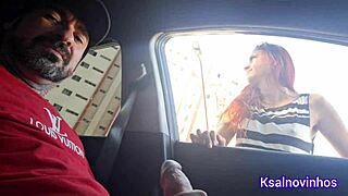 Mostrei Pau Para Novinha Na Rua E Pedi Informação Pra Ela