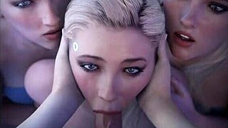 Detroit Become Human Game Scenes In 3D Cartoon Style