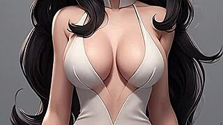 Naked ai girls in sexy anime porn video created digitally