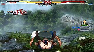 Brian battles Ryougi Shiki in wild hentai action with intense cumshots