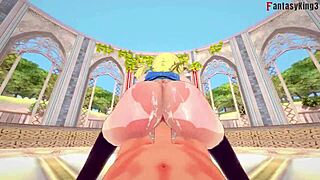 i watch lucy heartfilia hot blonde fucking ahegao in fairy tail fantasy