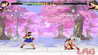 tqh 0 mai team battles chunli team in anime showdown