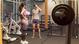 3D Hentai Gym Instructor—Getting Pounded Hard?