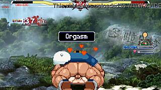 Brian battles Ryougi Shiki in wild hentai action with intense cumshots