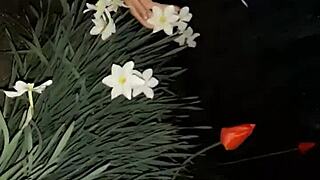 first i invited my neighbor to admire the flowers and then i fucked her in the mouth - girls fly orgasm