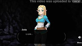 zelda spirit orbs hentai game features anal and shaved pussy action.