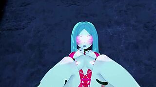 i watch rebecca's blowjob in night city