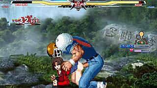 Brian battles Ryougi Shiki in wild hentai action with intense cumshots