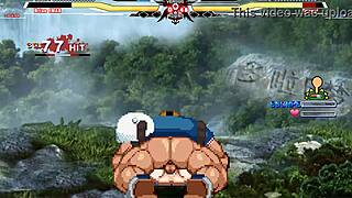 Brian battles Ryougi Shiki in wild hentai action with intense cumshots