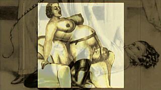 Vintage Erotic Drawings with Timeless Sensual Charm