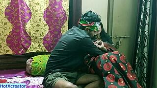 yo, indian bhabhi got wild in classic sex with clear hindi audio!