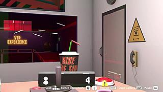 In the nightclub, poppi and ari give in to their desires