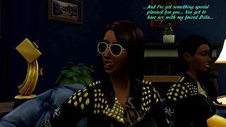 sims 4 black sluts tease in wild group action