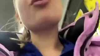 big tits bbw fucking in public close up