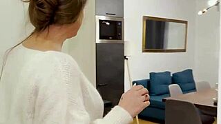 Sleepover with Lady Lyne Turns into Juicy Tit Play and Hot Action