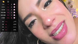 She sucks a monster dildo with drool dripping everywhere