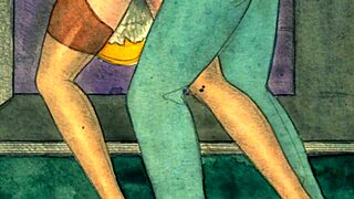 Vintage erotic drawings