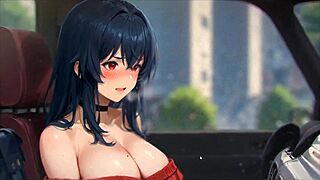 Horny Girlfriend Rips Shirt In Hentai Game Ep 2 With Huge Tits