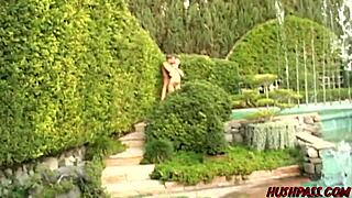 Asian amateur gives handjob and blowjob before public fucking