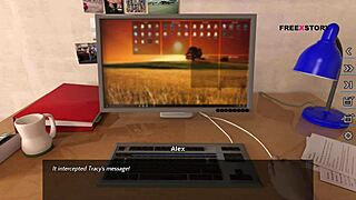 Dreams of Desire - Alex Watches Landlady’s Nude Yoga and Shakes Dick