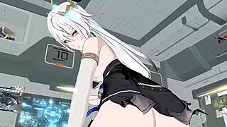 3d animation deep space eye gengchen female upper riding clothes five piece doujin animation resources in comments