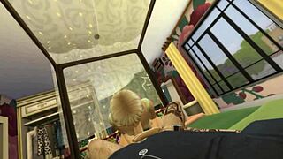 alternative couple enjoys intimate time