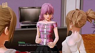 Harem hotel 202 is a hentai anime game with multiple girls having sex in the hotel rooms.