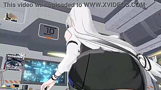 3d animation deep space eye gengchen female upper riding clothes five piece doujin animation resources in comments