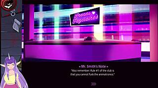 big tits lesbian cartoon game at frennie fazclaires part 1