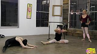 hey, after ballet class, these super sexy gay girls really enjoyed eating each other's pink tacos! 😍