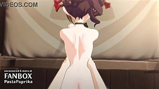 Video 85 in 3D hentai with horny doggystyle creampie action!