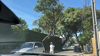 a stranger saw me in the car and helped me finish