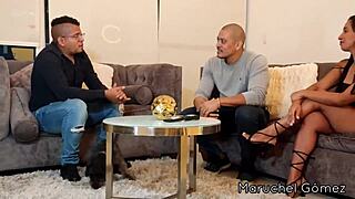 Maruchel Gomez Screams in Ecstasy While Fucking Her Boyfriend's Best Friend at the Swinger Meeting!