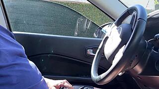 a stranger saw me in the car and helped me finish