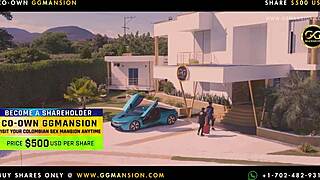 Blonde Babe Delivers Intense Blowjob To Black-Haired Latina At Ggmansion