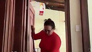 My Cute MILF Neighbor In The Bathroom