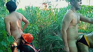 Did the metro security join the outdoor orgy?