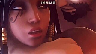 yo, check pharah from overwatch getting pounded hard in this 2019 sfm clip