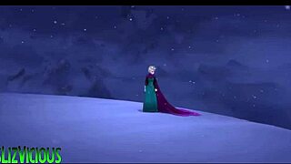 Liz Vicious in animated haters song, frozen style, love this vibe!