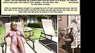 Petite wife gets her first orgasm from a neighbor's help