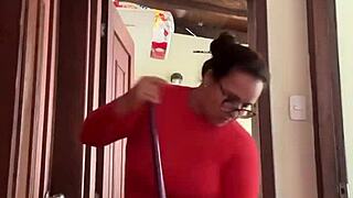 My Cute MILF Neighbor In The Bathroom