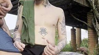 i hang out in the public square with friends